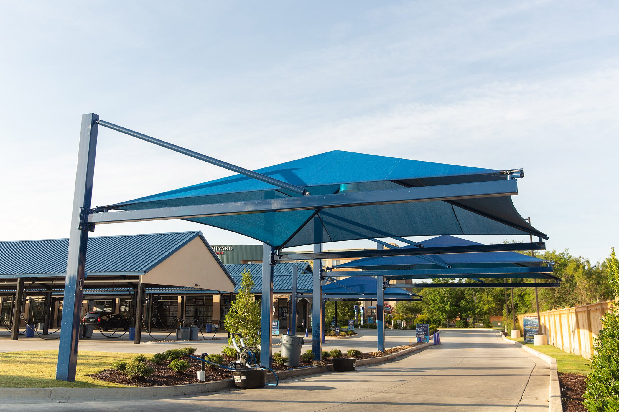 Tidal Wave Auto Spa-GA-Shade-Suspended Cantilever-View 60-Web
