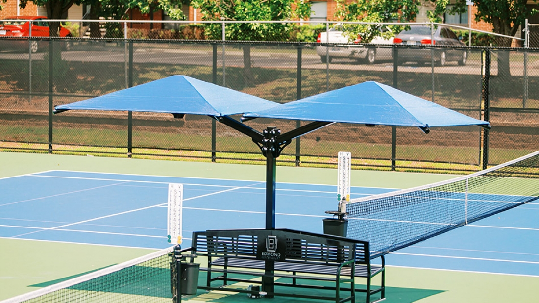Edmond Tennis Center-OK-Shade-Back to Back Cantilever Umbrella-View 19-Web