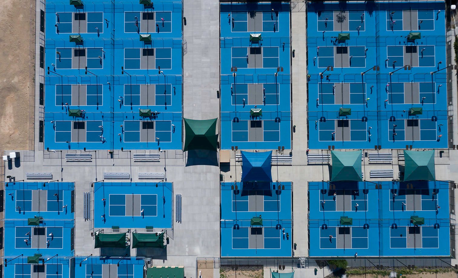 Manzano Mesa Pickleball Park-NM-Shade and Shelter-Site View-20-Web