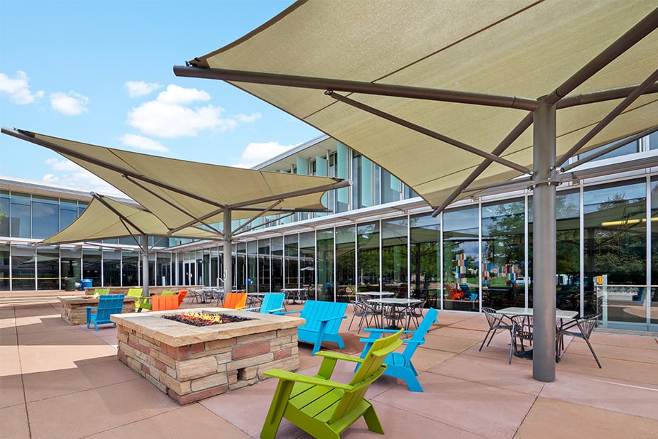 Shade and Comfort at Colorado State University's Lory Student Center
