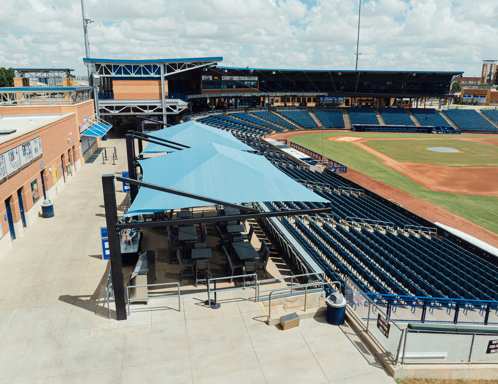 Momentum Bank Ballpark Upgrades with Multiple Shades