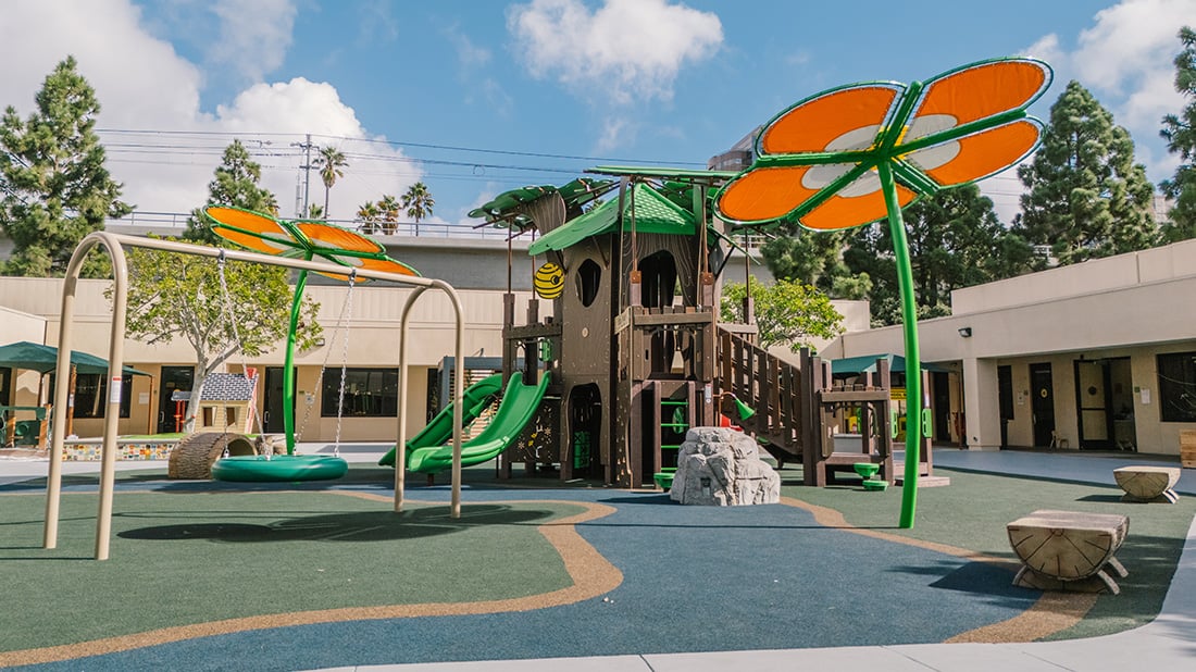 Flower Shades Bring Nature-Inspired Play to Nierman Preschool