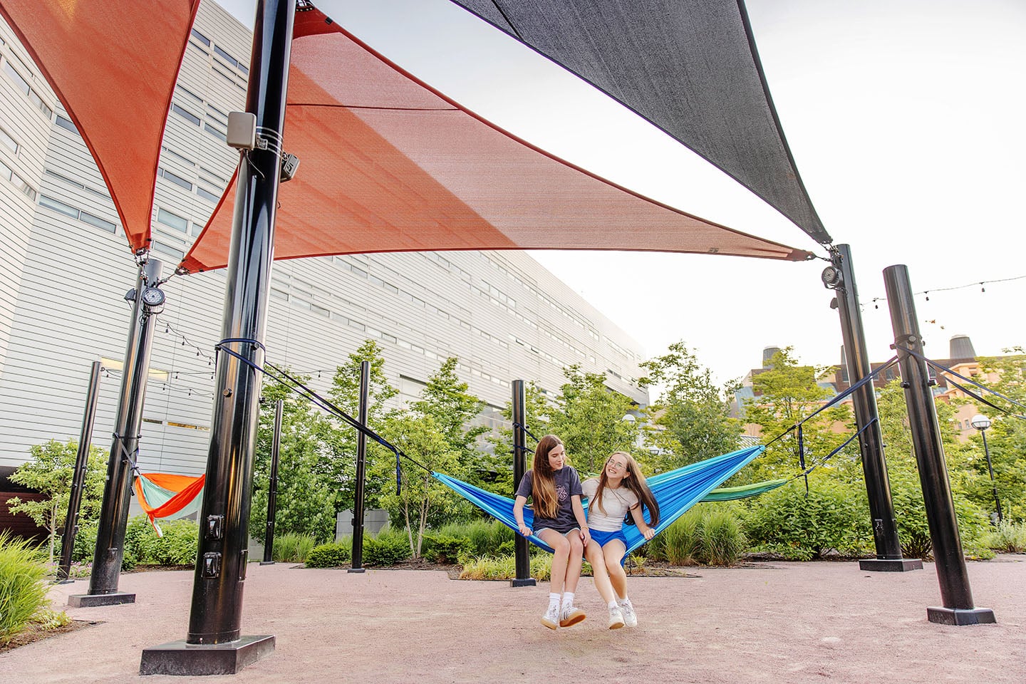 University of Cincinnati Provides Shaded Hangout Spot for Students