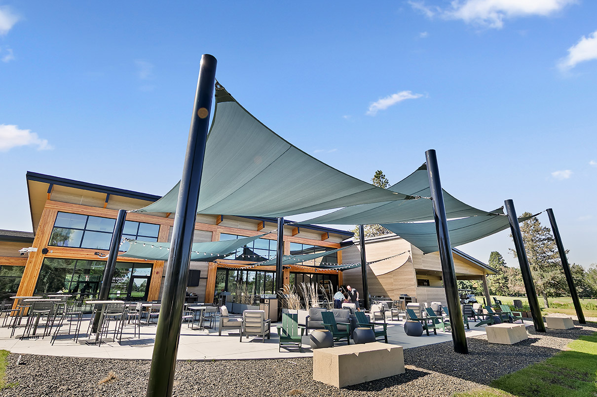 Warm Springs Golf Course Elevates Outdoor Patio with Shade